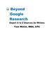 Thumbnail Beyond Google Research - Expert A to Z Sources for Writers
